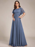 Formal Empire Waist A-Line Chiffon Bridesmaid Dress