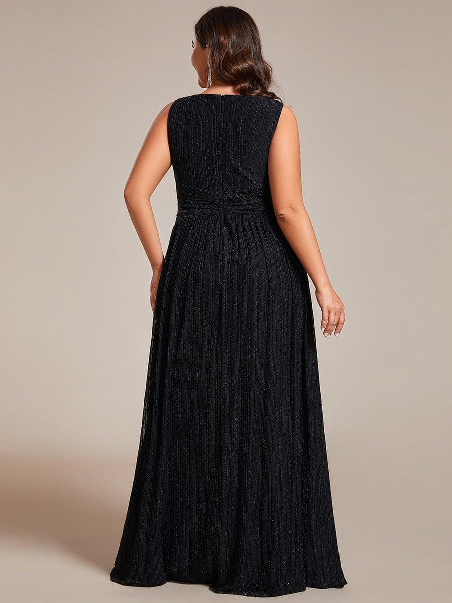 Stunning V-Neck Empire Waist Long Formal Evening Dress