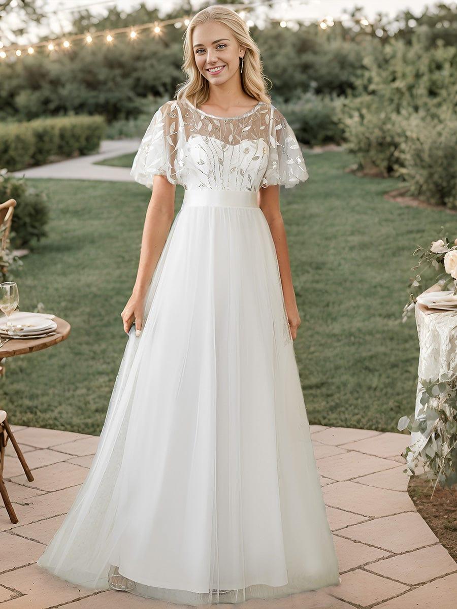 Mint Green Applique A-Line Tulle Prom Dress