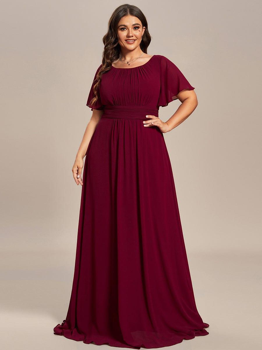 Formal Empire Waist A-Line Chiffon Bridesmaid Dress