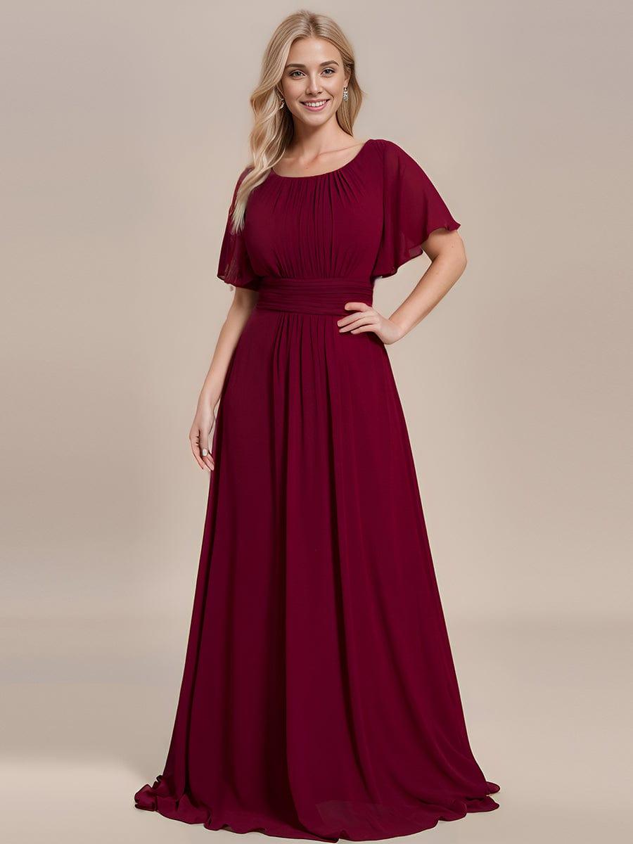 Formal Empire Waist A-Line Chiffon Bridesmaid Dress