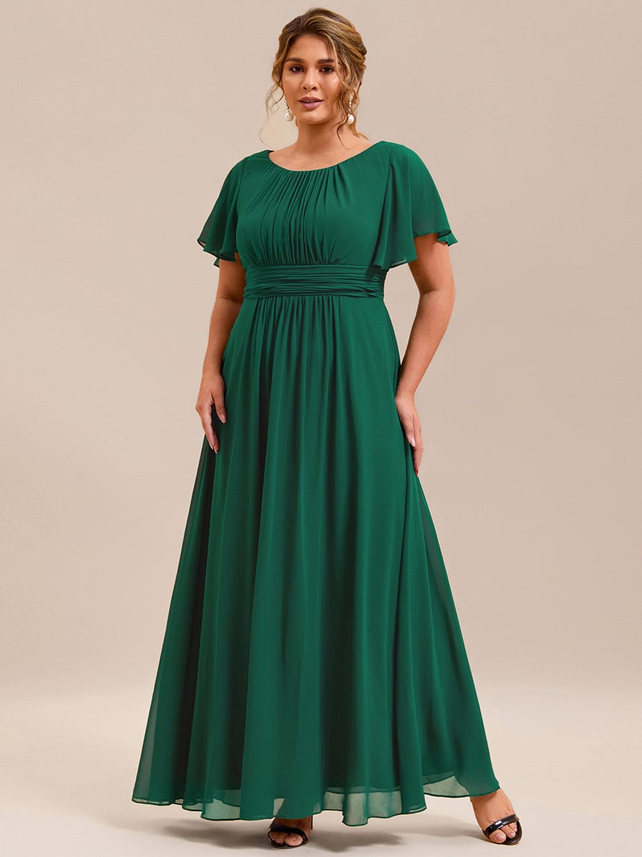 Formal Empire Waist A-Line Chiffon Bridesmaid Dress