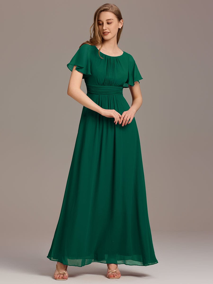 Formal Empire Waist A-Line Chiffon Bridesmaid Dress