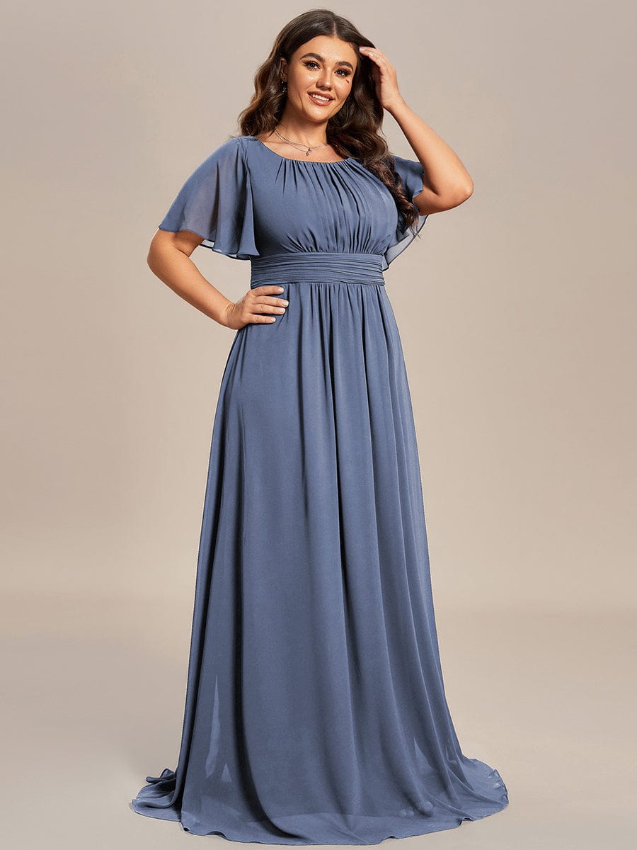 Formal Empire Waist A-Line Chiffon Bridesmaid Dress