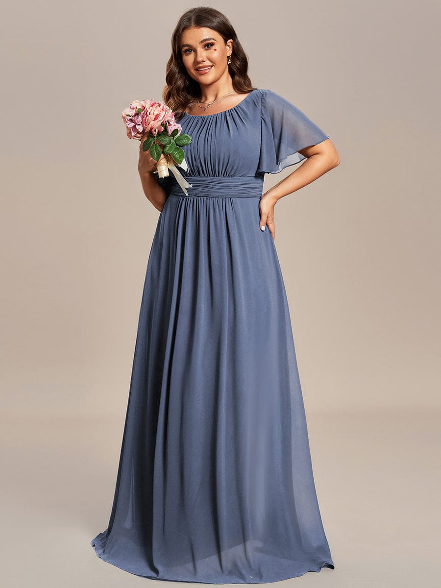 Formal Empire Waist A-Line Chiffon Bridesmaid Dress
