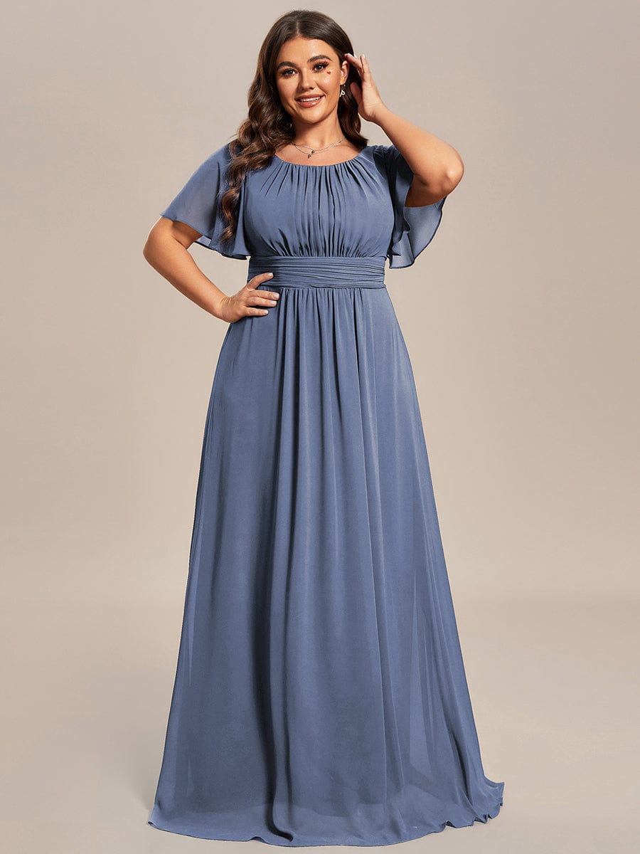 Formal Empire Waist A-Line Chiffon Bridesmaid Dress
