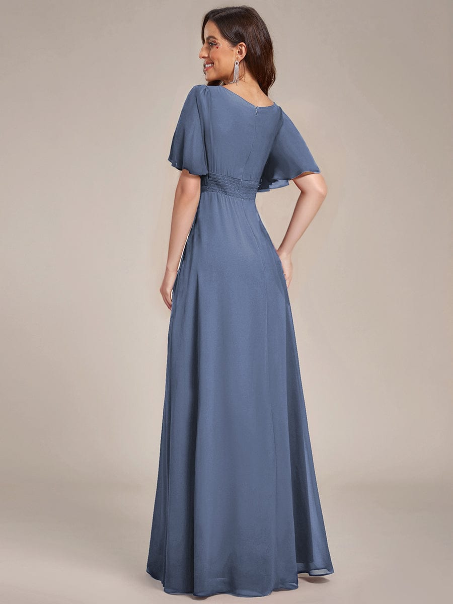 Formal Empire Waist A-Line Chiffon Bridesmaid Dress
