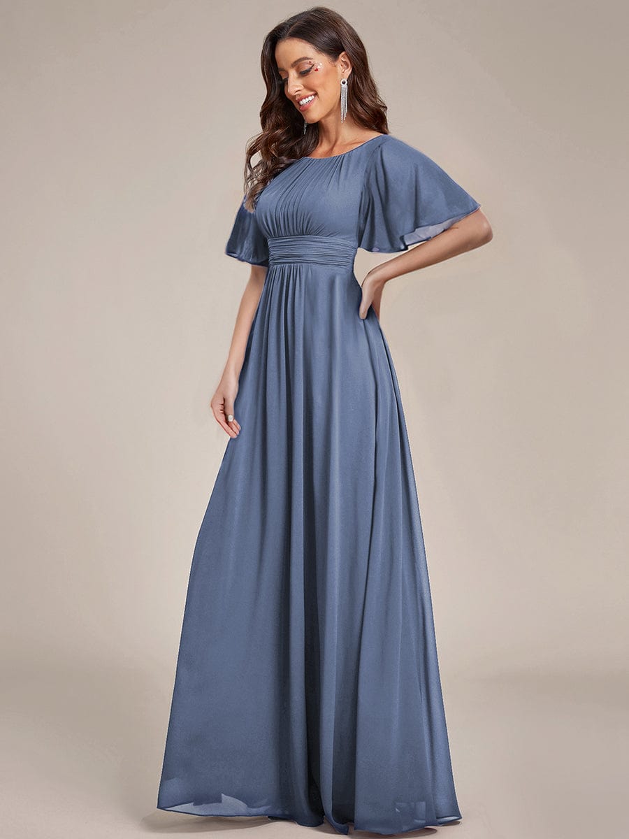 Formal Empire Waist A-Line Chiffon Bridesmaid Dress