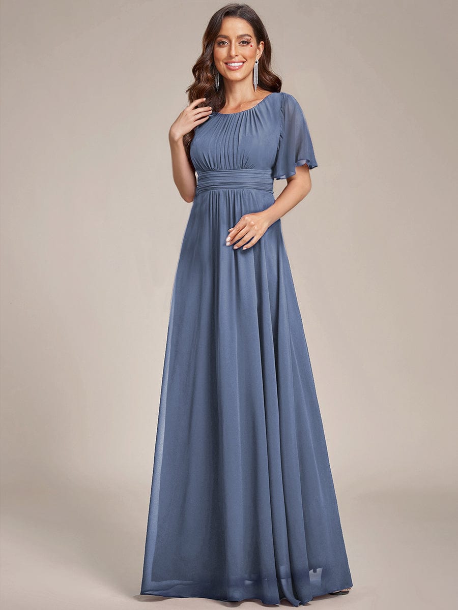 Formal Empire Waist A-Line Chiffon Bridesmaid Dress