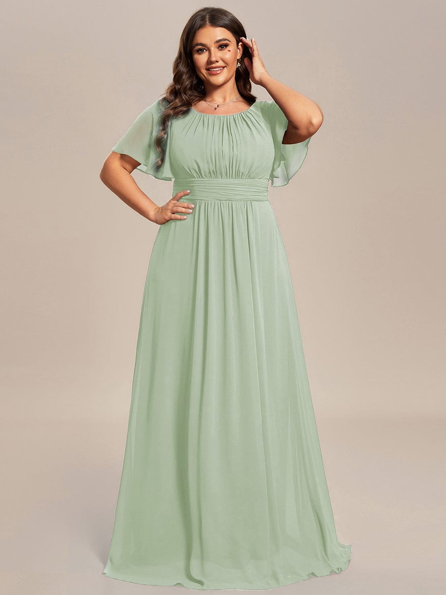 Formal Empire Waist A-Line Chiffon Bridesmaid Dress