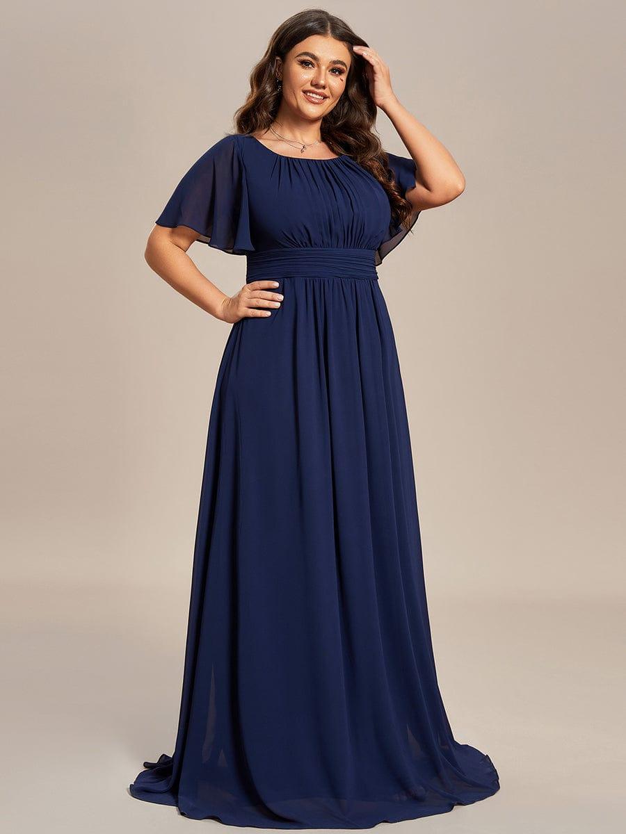 Formal Empire Waist A-Line Chiffon Bridesmaid Dress