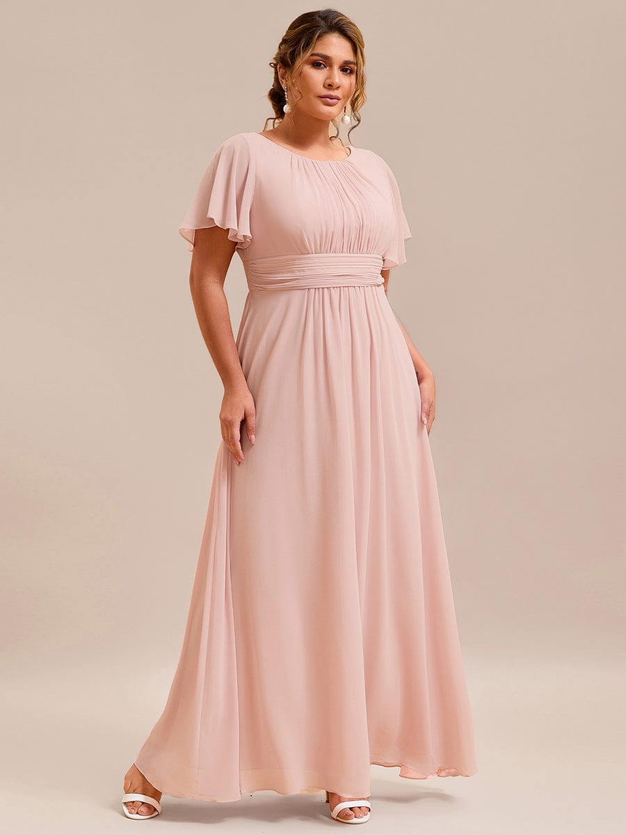 Formal Empire Waist A-Line Chiffon Bridesmaid Dress