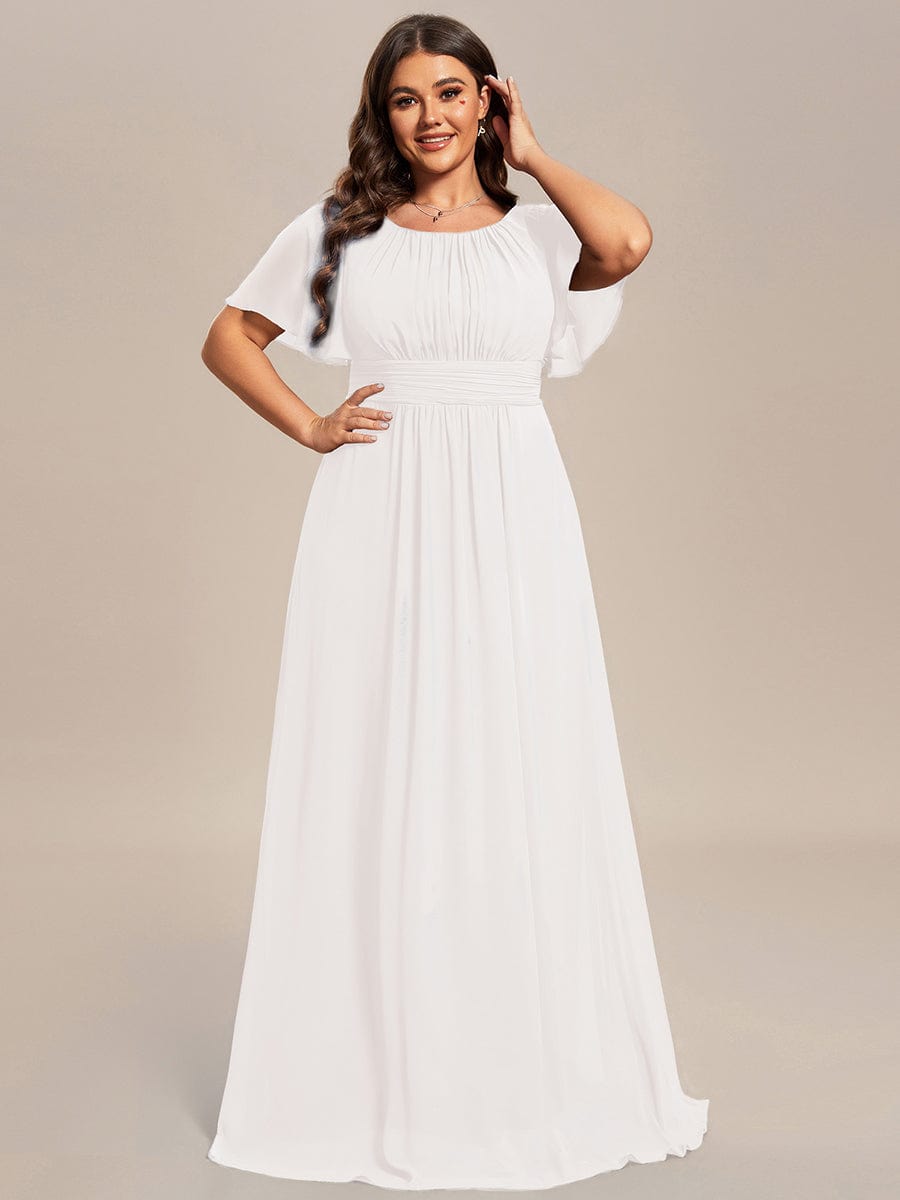Formal Empire Waist A-Line Chiffon Bridesmaid Dress