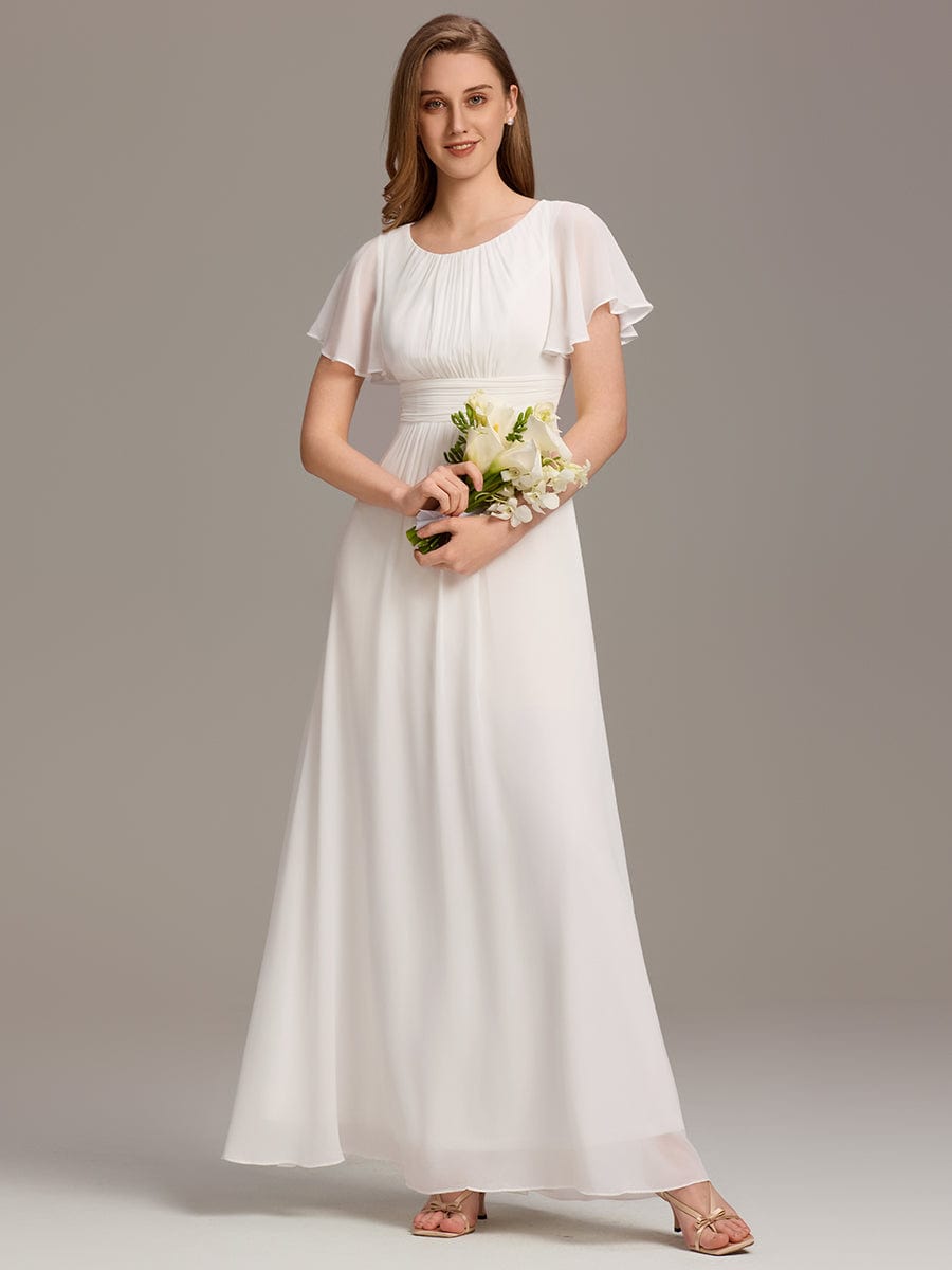 Formal Empire Waist A-Line Chiffon Bridesmaid Dress